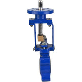 Vanne à guillotine Elephant GVKN1331N-2W-Fb-ISO, matériau du corps - fonte GGG40, matériau du couteau - acier inoxydable AISI 304, joint - NBR, tige uniquement