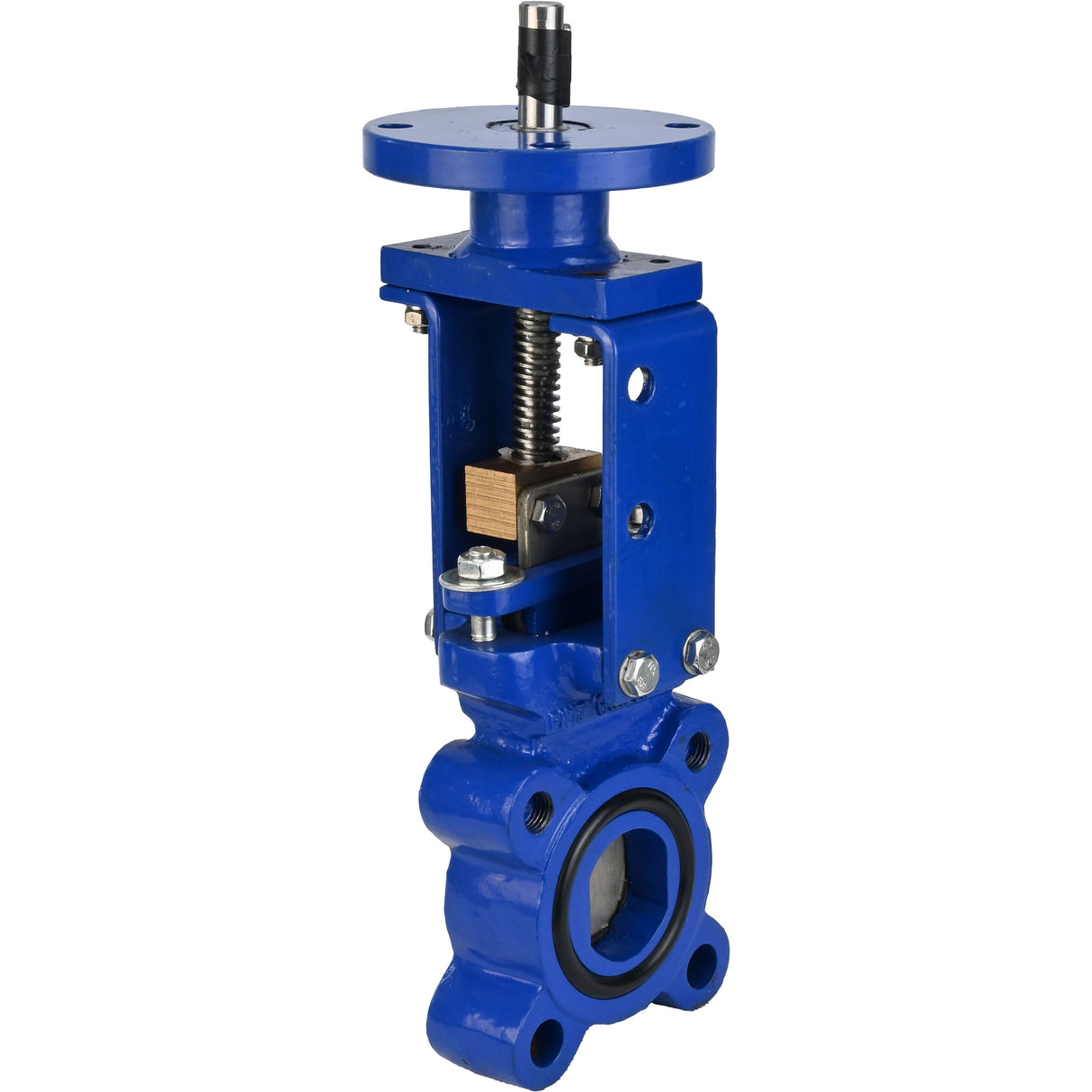 Vanne à guillotine Elephant GVKN1331N-2W-Fb-ISO, matériau du corps - fonte GGG40, matériau du couteau - acier inoxydable AISI 304, joint - NBR, tige uniquement