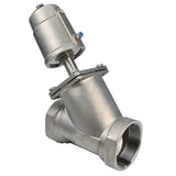 Válvula neumática Elephant VS3232PV-T-1PNC PSI232/PSI362, material del cuerpo: acero inoxidable CF8M, roscada, en forma de Y