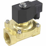 Electroválvula eléctrica de dos vías de acción directa normalmente cerrada Elephant VS2W-200E-NC EPDM 110/220V, material del cuerpo: latón, junta: EPDM