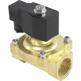 Electroválvula eléctrica de dos vías de acción directa normalmente cerrada Elephant VS2W-200E-NC EPDM 110/220V, material del cuerpo: latón, junta: EPDM