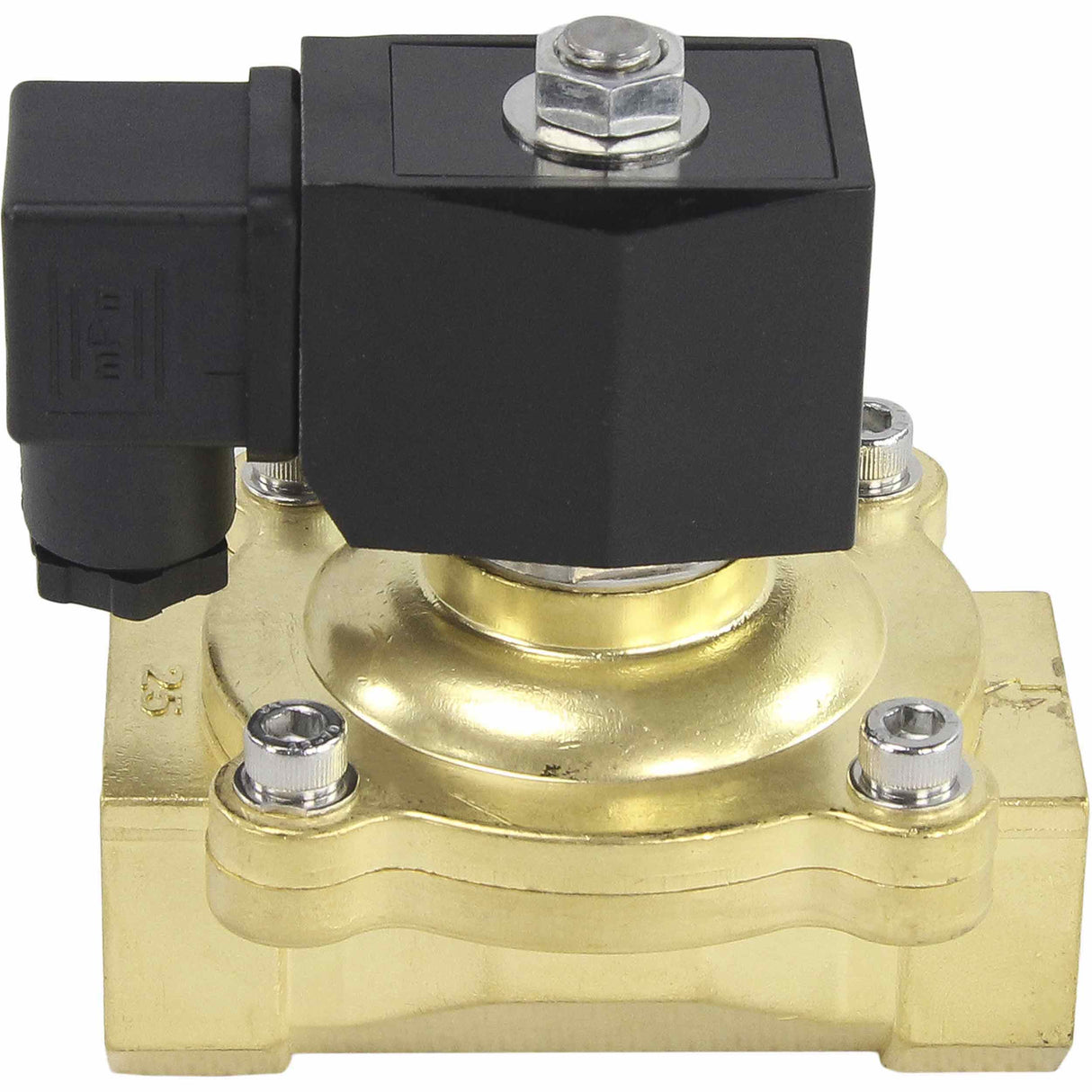 Electroválvula eléctrica de acción directa de dos vías normalmente cerrada Elephant VS2W-200V-NC VITON 24V, material del cuerpo - latón, junta - Viton