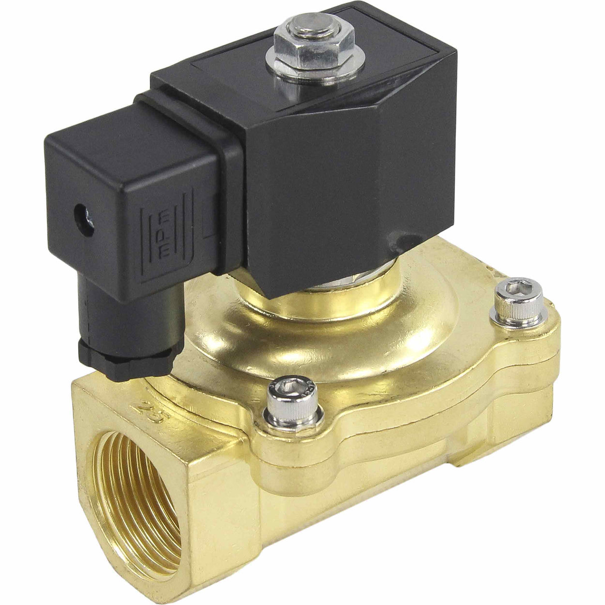 Electroválvula eléctrica de acción directa de dos vías normalmente cerrada Elephant VS2W-200V-NC VITON 24V, material del cuerpo - latón, junta - Viton