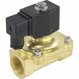 Electroválvula eléctrica de acción directa de dos vías normalmente cerrada Elephant VS2W-200V-NC VITON 24V, material del cuerpo - latón, junta - Viton