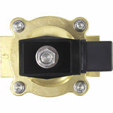 Electroválvula eléctrica de acción directa de dos vías normalmente cerrada Elephant VS2W-200V-NC VITON 24V, material del cuerpo - latón, junta - Viton
