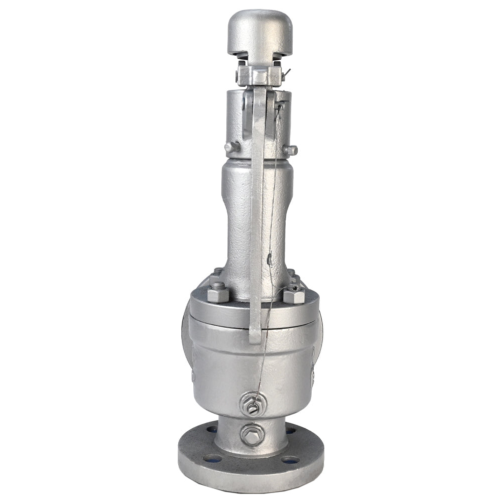 Válvula de seguridad con resorte Elephant SAFE 7001 1.6-2.5, material del cuerpo - acero inoxidable WCB, material del elemento de cierre - acero inoxidable AISI 420, junta - METAL