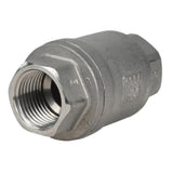 Válvula de retención de resorte Elephant LSCV, material del cuerpo: acero inoxidable AISI 316, material del elemento de cierre: acero inoxidable AISI 316, junta: PTFE