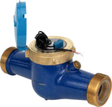 Compteur d'eau Elephant MKU2i universel, à turbine, avec sortie impulsionnelle, multi-jet, en fonte, fileté