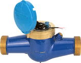 Compteur d'eau Elephant MKU2i universel, à turbine, avec sortie impulsionnelle, multi-jet, en fonte, fileté