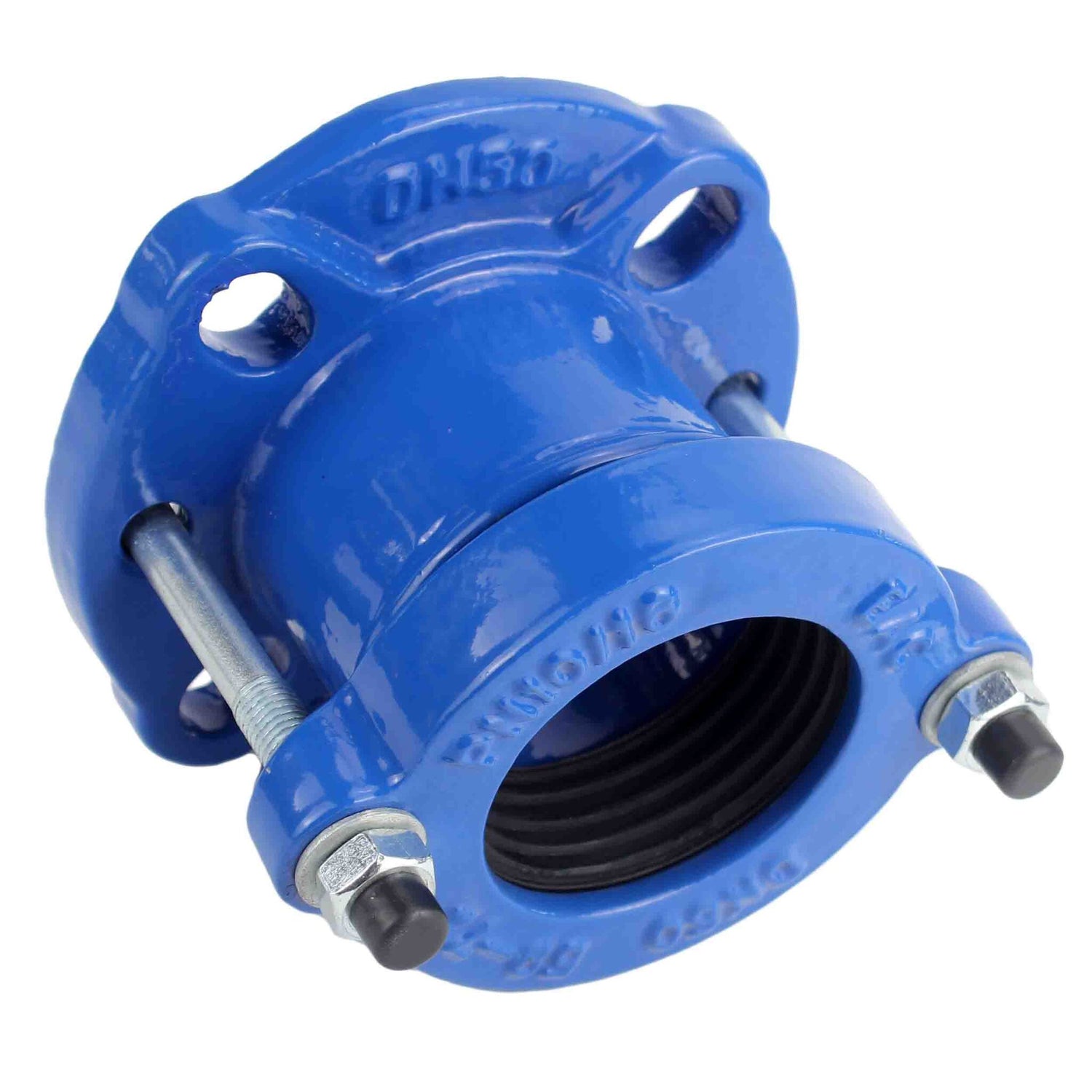 Adaptador de brida Elephant chugun-pn10-16, material del cuerpo - fundición GGG50, sello - PTFE