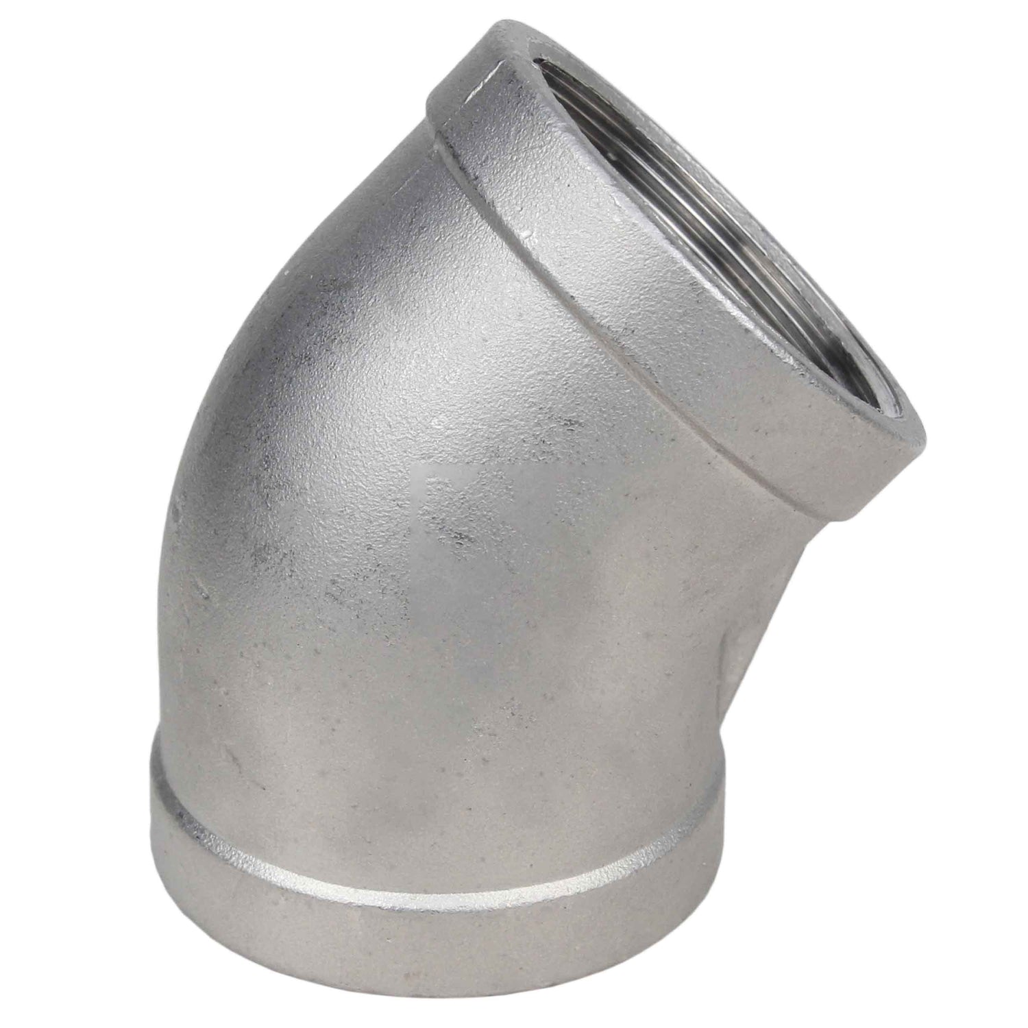 Dérivation (demi-dérivation) Elephant PN16 angle 45°, corps - acier inoxydable 316, raccordement - filetage femelle / femelle