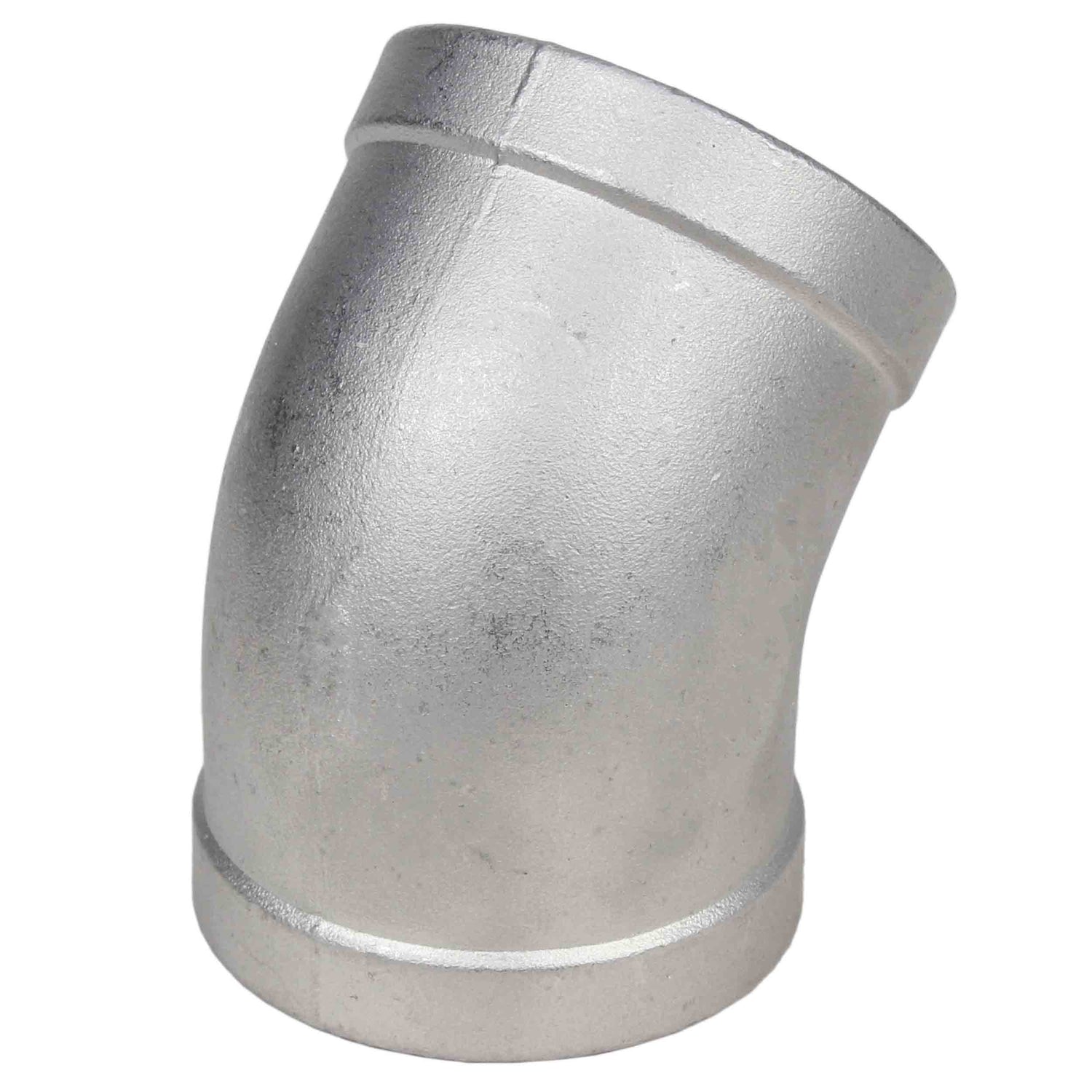 Dérivation (demi-dérivation) Elephant PN16 angle 45°, corps - acier inoxydable 316, raccordement - filetage femelle / femelle