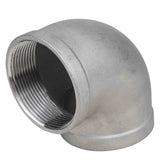 Coudes (angles) en acier Elephant PN16 angle 90°, corps - acier inoxydable 304, raccordement - filetage femelle / femelle