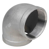 Coudes (angles) en acier Elephant PN16 angle 90°, corps - acier inoxydable 316, raccordement - filetage femelle / femelle