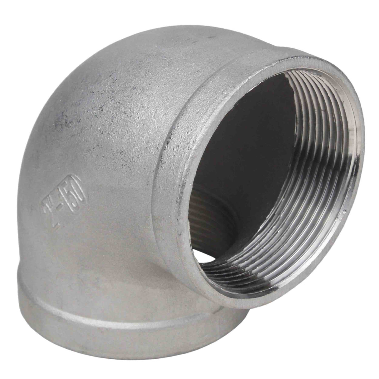 Coudes (angles) en acier Elephant PN16 angle 90°, corps - acier inoxydable 304, raccordement - filetage femelle / femelle