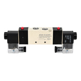 Distribuidor neumático Elephant 4V320 AC220V, canales de trabajo de 8 mm, con control electromagnético de dos vías