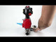 Vannes à boisseau sphérique Elephant BV3131P(3pc)-FP-W-ISO-H LONG DN10-150 passage intégral, corps - acier inoxydable 304, à souder, avec actionneur pneumatique PA-DA, distributeur pneumatique 4V320-10 220V et bloc de fin de course APL-510N EX
