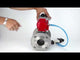 Vannes à boisseau sphérique Elephant BV3232P(2pc)-FP-F-ISO-H DN15-300 16 bar/16, passage intégral à brides, acier inoxydable SS316, joint - PTFE, avec actionneur pneumatique PA-SA avec ressorts de rappel, avec distributeur pneumatique 4V320-08 220V