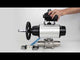 Ball valves Elephant BV3232P(3pc)-FP-W-ISO-H LONG,  body material - Stainless steel AISI 316, seal - PTFE / PTFE / Teflon, with pneumatic actuator double action PA-DA-105-1, 4V320-10 220V, LSU APL-410N Ex