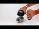 Válvula de bola de acero inoxidable Elephant kshmp316-elephant-rdn, material del cuerpo - acero inoxidable AISI 316, material de la bola - acero inoxidable AISI 316, sello - PTFE, operada por engranajes