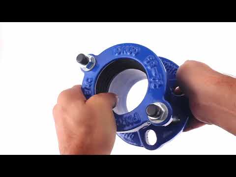 Adaptador de brida Elephant chugun-pn10-16, material del cuerpo - fundición GGG50, sello - PTFE
