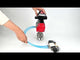 Vannes à boisseau sphérique Elephant BV3232P(2pc)-FP-T-ISO-H 16 bar, raccord à passage intégral, acier inoxydable SS316, joint - PTFE, avec actionneur pneumatique double effet PA-DA, avec distributeur pneumatique 4V320-08 220V, avec BKV APL -210N