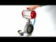 Vanne papillon d'eau Elephant WBV3232N-2W-Fb-H, matériau du corps - acier inoxydable AISI 316L, matériau du disque - acier inoxydable AISI 316L, joint - NBR, avec actionneur pneumatique double effet PA-DA, 4V320-08 220V