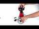 Ball valves Elephant BV3232P(3pc)-FP-F-ISO-H flanged, full bore, three-piece, stainless steel body. steel SS316, seal - PTFE, with pneumatic actuator Elephant PA-SA 065-160 pneumatic distributor 4V320-08 ATU AFC2000 APL-510N-EX