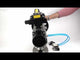 Ball valves Elephant BV3232P(3pc)-FP-F-ISO-H DN65-80 16 bar, three-piece full bore flanged, stainless steel SS304, seal - PTFE, with pneumatic actuator PA-DA-105-1 double acting, with pneumatic distributor 4V320-10 220V, with LSU APL-410N EX