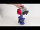 Vanne papillon d'eau Elephant WBV1616E-2W-Fb-H, matériau du corps - fonte QT450, matériau du disque - fonte QT450, joint - EPDM, actionneur pneumatique PA-SA avec ressorts de rappel, 4M310-08 220V