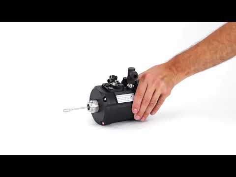 Electropneumatic positioners Elephant EIP-1500 intelligent, linear stroke range - 5-50mm, voltage - 24V, pressure - 3-7bar, housing - plastic, color - black