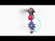Vanne papillon d'eau Elephant WBV1631N-2W-Fb-H, matériau du corps - fonte QT450, matériau du disque - acier inoxydable AISI 304, joint - NBR, actionneur pneumatique PA-DA double action, 4V320-10 220V, BKV APL-410N EX