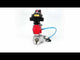 Ball valves Elephant BV3232P(4pc)-SP-3WL-T-ISO-H,  body material - Stainless steel AISI 316, seal - PTFE / PTFE / Teflon, with pneumatic actuator double action PA-DA, 4V320-08 220V, LSU APL-410N Ex, ATU AFC2000