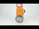 Válvula de bola de acero inoxidable Elephant kchmfp-elephant-380v, material del cuerpo - acero inoxidable AISI 316, material de la bola - acero inoxidable AISI 316, sello - PTFE, actuador eléctrico operado