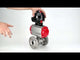 Vannes à boisseau sphérique Elephant BV3232P(3pc)-FP-F-ISO-H à brides, passage intégral, trois pièces, corps - acier inoxydable SS316, joint - PTFE, avec actionneur pneumatique Elephant PA-DA 052-130 et BKV APL -510N-EX