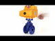 Válvula de compuerta de cuña Elephant 30X939H GVWN1414E-2W-F conexión de brida, material del cuerpo - fundición GGG50, material de la cuña - caucho, junta - EPDM, color - azul, con husillo no ascendente, actuador eléctrico Elephant MT-200-220, 220V