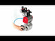 Ball valves Elephant BV3232P(4pc)-SP-3WL-T-ISO-H,  body material - Stainless steel AISI 316, seal - PTFE / PTFE / Teflon, with pneumatic actuator double action PA-DA, 4V320-08 220V, LSU APL-210N, ATU AFC2000