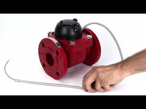 Compteurs d'eau Elephant MTU1i universel, à turbine, avec sortie impulsionnelle, en fonte, à bride