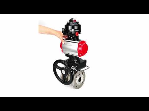 Ball valves Elephant BV3232P(2pc)-FP-F-ISO-H DN15-250 flanged, full bore, two-piece, stainless steel body. steel SS316, seal - PTFE, with pneumatic drive Elephant PA-DA 052-210 pneumatic distributor 4M310-08 24V gearbox MON LSU APL-510N-EX
