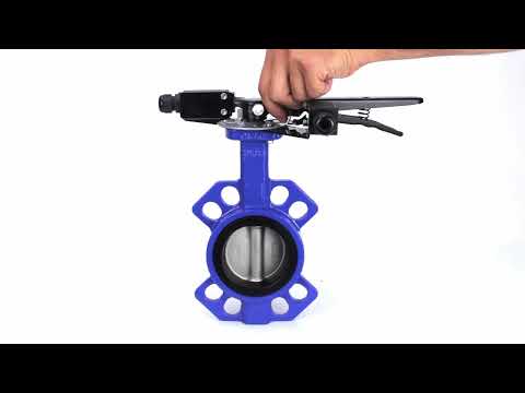Válvula Mariposa de Agua Elefante WCB-316L-NBR material cuerpo - Acero al carbono WCB, material disco - Acero inoxidable aisi 316l, sello - NBR con manija, dos finales de carrera LS-103 250V y un soporte para montaje de finales de carrera