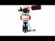 Vanne papillon d'eau Elephant WBV3EX-3432M-1W-F-ISO, matériau du corps - Acier au carbone, matériau du disque - Acier inoxydable AISI 316, joint - Métal, actionneur pneumatique PA-DA double action, 4V320-10 220V, BKV APL-410N EX BPV AFC2000