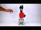 Ball valves Elephant BV3232P(3pc)-FP-W-ISO-H WDVF DN15-32 63 bar full bore, body - 316 stainless steel, seal - PTFE, for welding, with PA-SA pneumatic actuator, pneumatic distributor 4M310-08 220V, ATU AFC2000