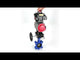 Vanne papillon d'eau Elephant WBV1616E-2W-Fb-H, matériau du corps - fonte QT450, matériau du disque - fonte QT450, joint - EPDM, actionneur pneumatique PA-DA double action, 4M310-08 220V, BKV APL-410N EX, volant MON