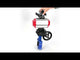 Vanne papillon d'eau Elephant WBV1616N-2W-Fb-H, matériau du corps - fonte QT450, matériau du disque - fonte QT450, joint - NBR, actionneur pneumatique PA-DA double action, 4M310-08 220V, BKV APL-210N, volant MON