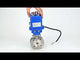 Válvula de bola de acero inoxidable Elephant kchmfp-elephant-12v, material del cuerpo - acero inoxidable AISI 316, material de la bola - acero inoxidable AISI 316, sello - PTFE, actuador eléctrico operado
