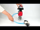 Vannes à boisseau sphérique Elephant BV3232P(2pc)-FP-T-ISO-H 16 bar, raccord à passage intégral, acier inoxydable SS316, joint - PTFE, avec actionneur pneumatique double effet PA-DA, avec distributeur pneumatique 4V320-10 220V, avec BKV APL -210N
