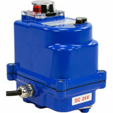 Actuador eléctrico de cuarto de vuelta Elefante 003 azul 24 V