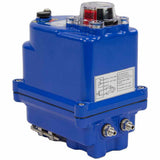 Actuador eléctrico de cuarto de vuelta Elefante 003 azul 24 V