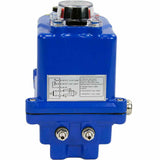 Actuador eléctrico de cuarto de vuelta Elefante 003 azul 24 V