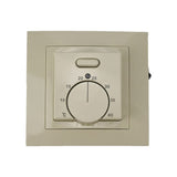 Termorregulador de calefacción por suelo radiante Elephant T03SM, material del cuerpo: plástico, color: beige, control manual
